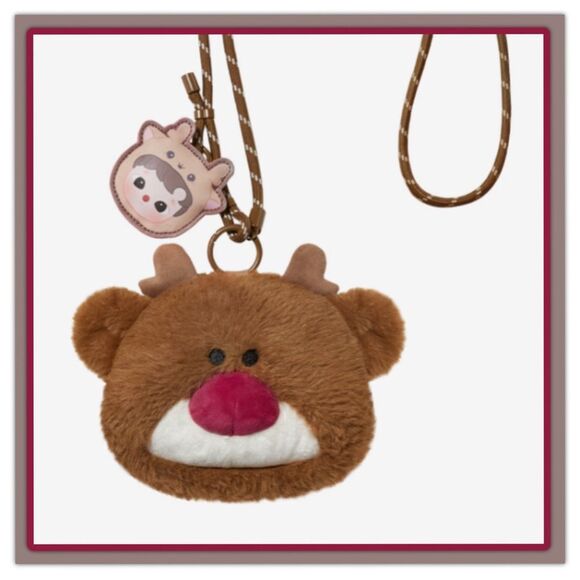 Pop Mart HaciPupu Snuggle With You Plush Bag - Ding Dong Reindeer - Picture 8 of 16